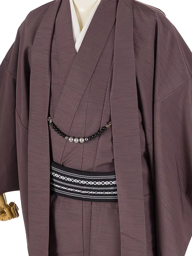 男きもの 羽織着物 茶  68