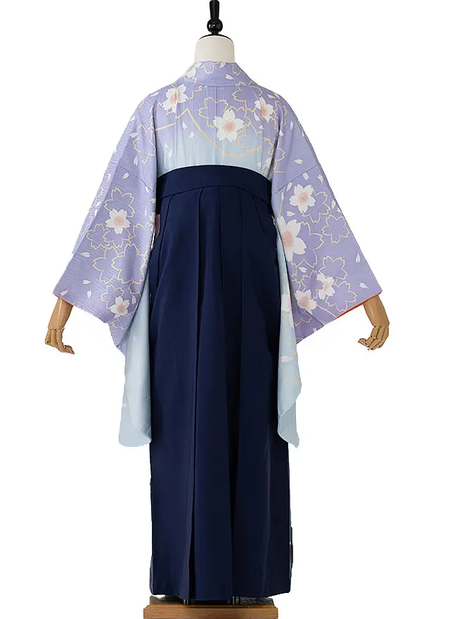 卒業式袴ﾚﾝﾀﾙ 教員向け 薄紫 桜 0029