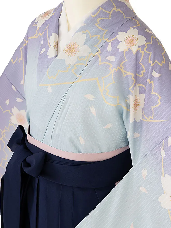 卒業式袴ﾚﾝﾀﾙ 教員向け 薄紫 桜 0029