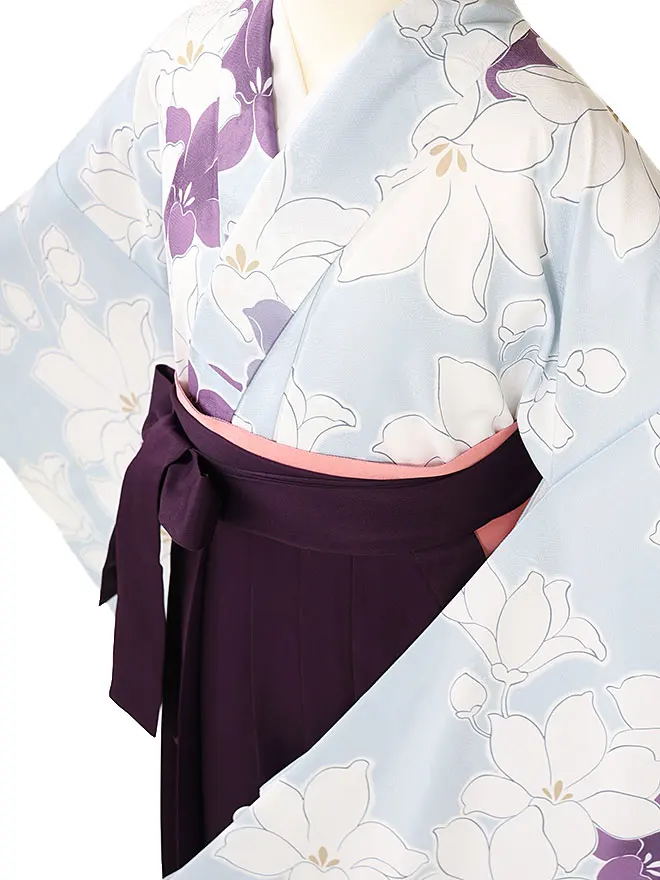 卒業式袴ﾚﾝﾀﾙ 教員向け 水色 0040