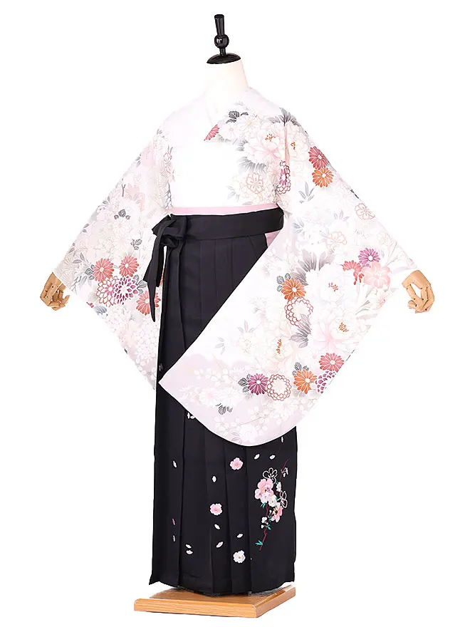 卒業式袴ﾚﾝﾀﾙ 教員向け ﾀﾞｽﾃｨｰｶﾗｰ 白 0043