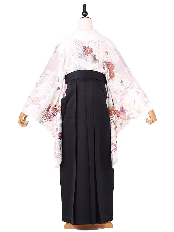 卒業式袴ﾚﾝﾀﾙ 教員向け ﾀﾞｽﾃｨｰｶﾗｰ 白 0043