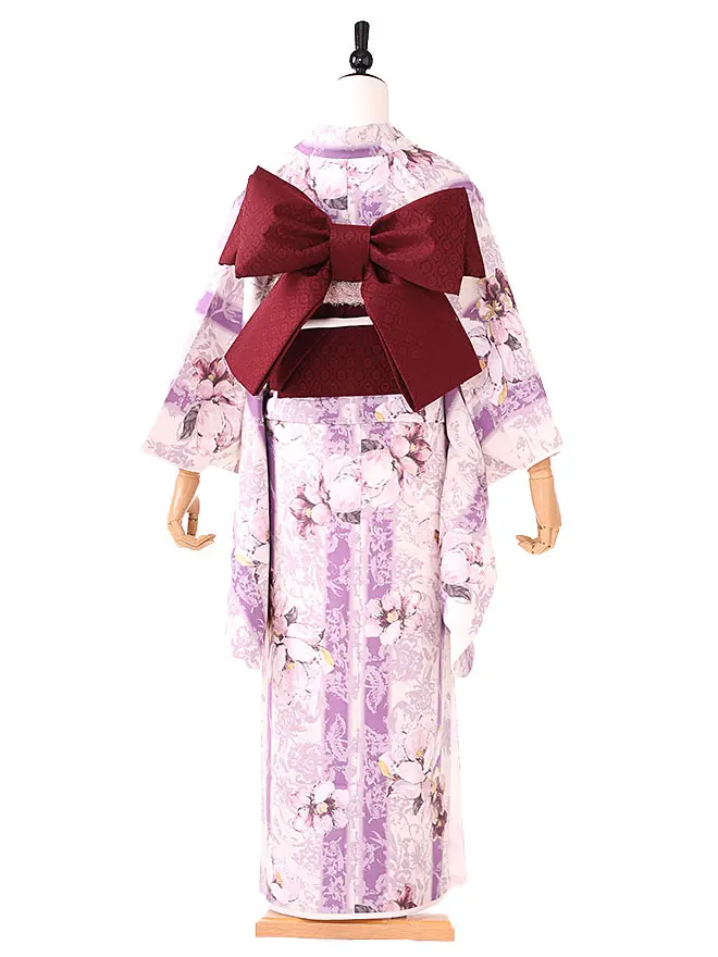 10歳 ｼﾞｭﾆｱ女の子着物 SugarKei ﾊﾟｰﾌﾟﾙ 1322