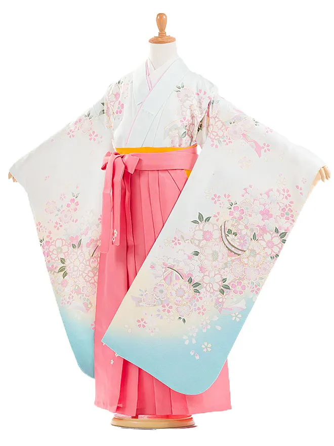 卒園式 (女の子) 水色 鞠桜 0035