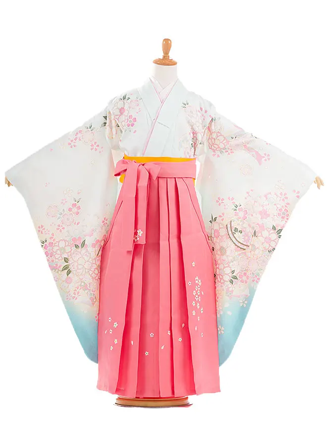 卒園式 (女の子) 水色 鞠桜 0035