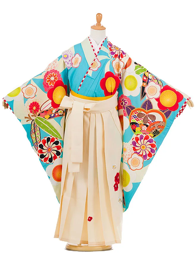 卒園式 (女の子) JAPANSTYLE 水色