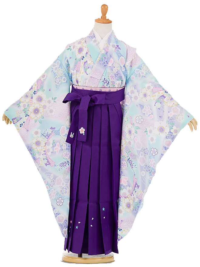 卒園式 (女の子) KAGURA 薄青緑 0060