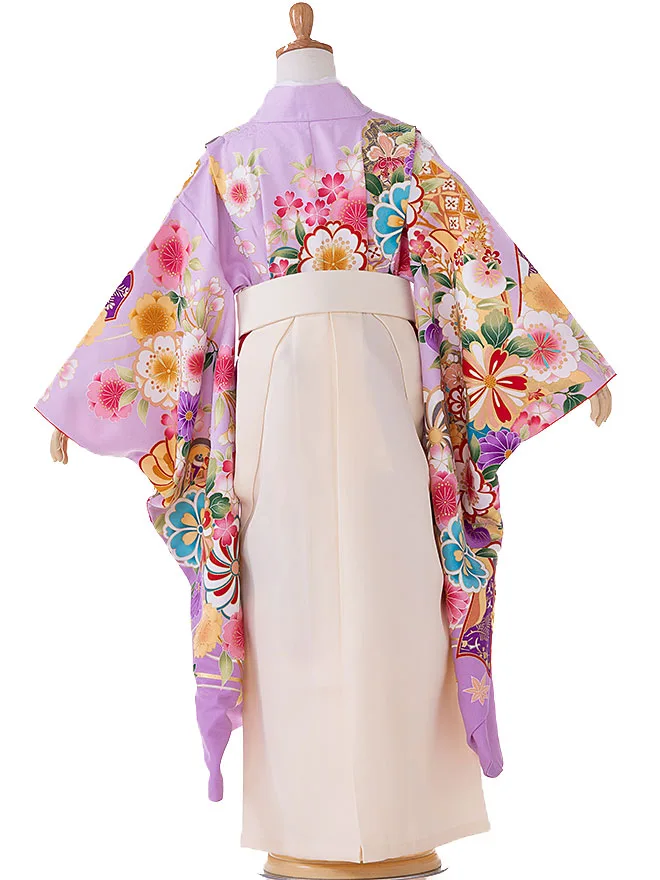 卒園式 (女の子) 紫 7562