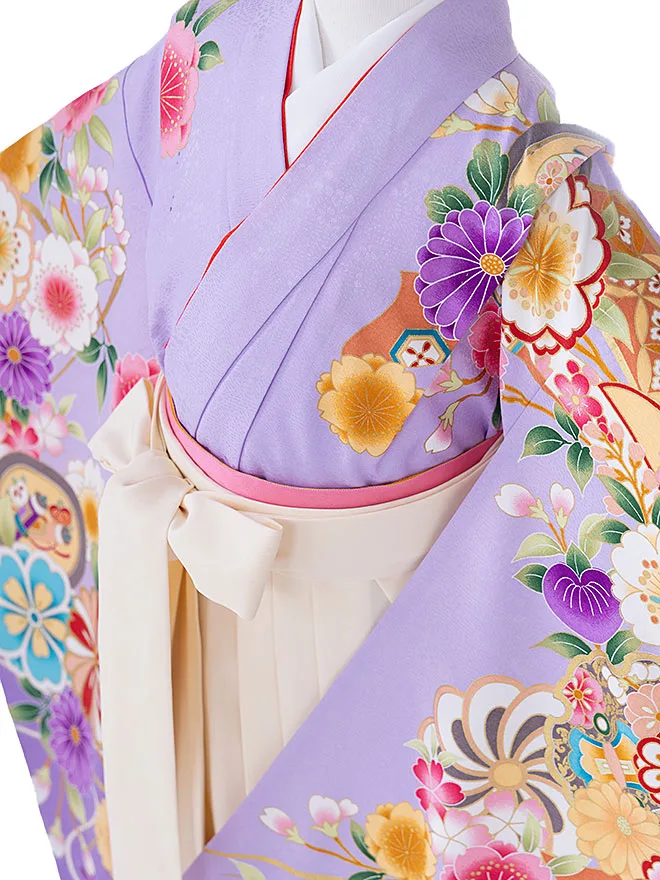 卒園式 (女の子) 紫 7563