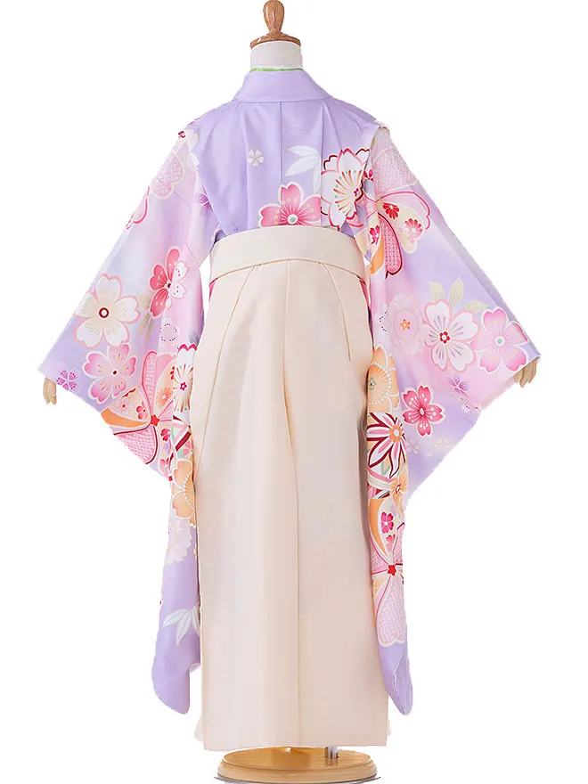 卒園式 (女の子) 花ひめ 藤色 7734