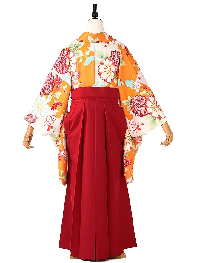 小学生卒業かんたん女袴 hiromichinakano ｵﾚﾝｼﾞ 066