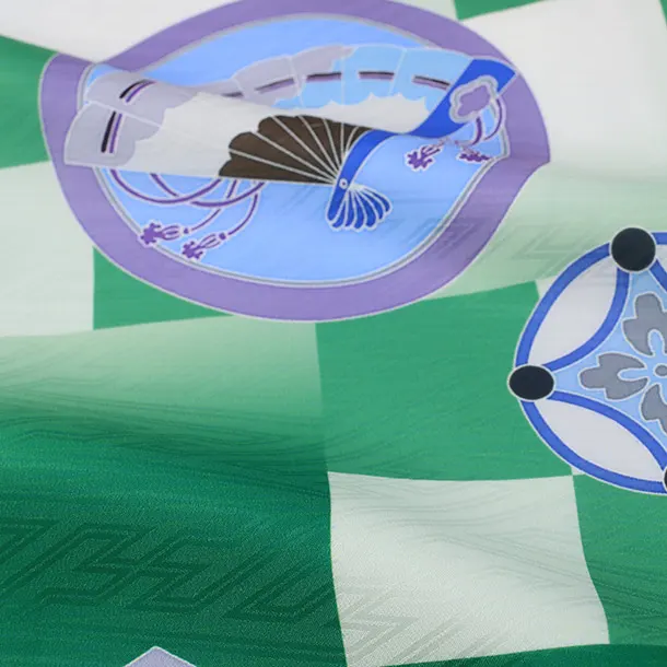 【PitaPita】男児産着/T087/緑・兜