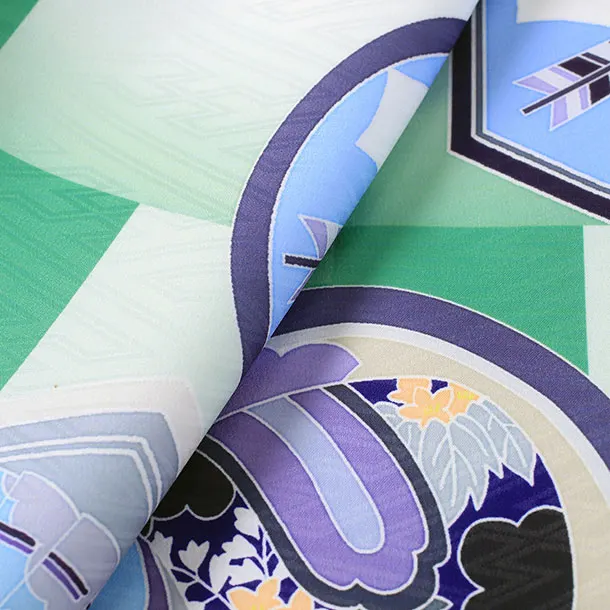 【PitaPita】男児産着/T087/緑・兜