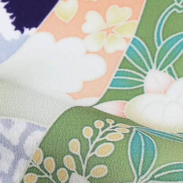 男児産着/T099/黒紫・兜