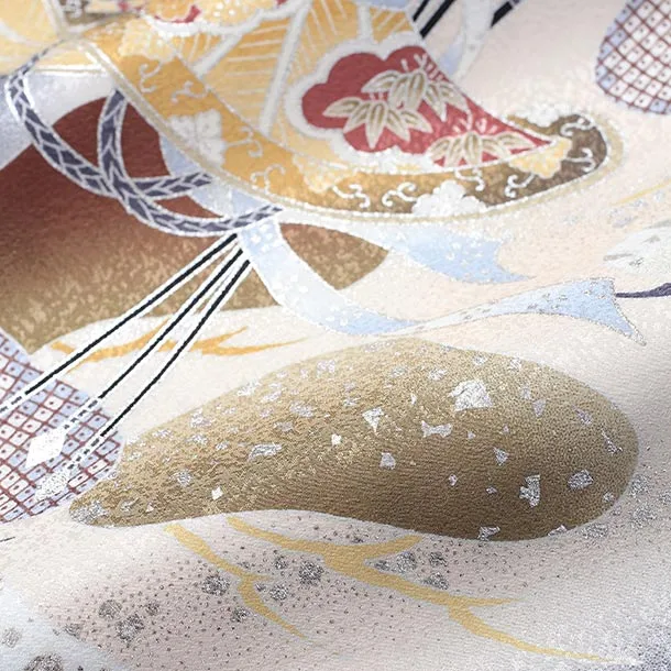 【正絹】男児産着/T103/黒 鷹・兜