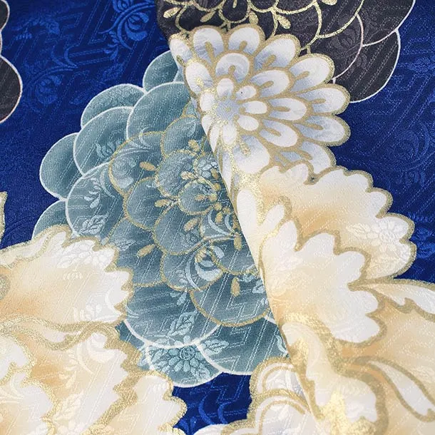 男児産着/T108/青 大花