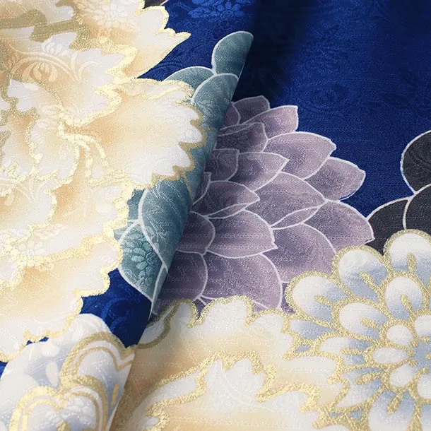 女児産着/U111 青 大花