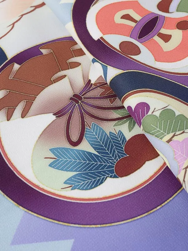 七五三（5歳男児袴）B196/兜と鶴