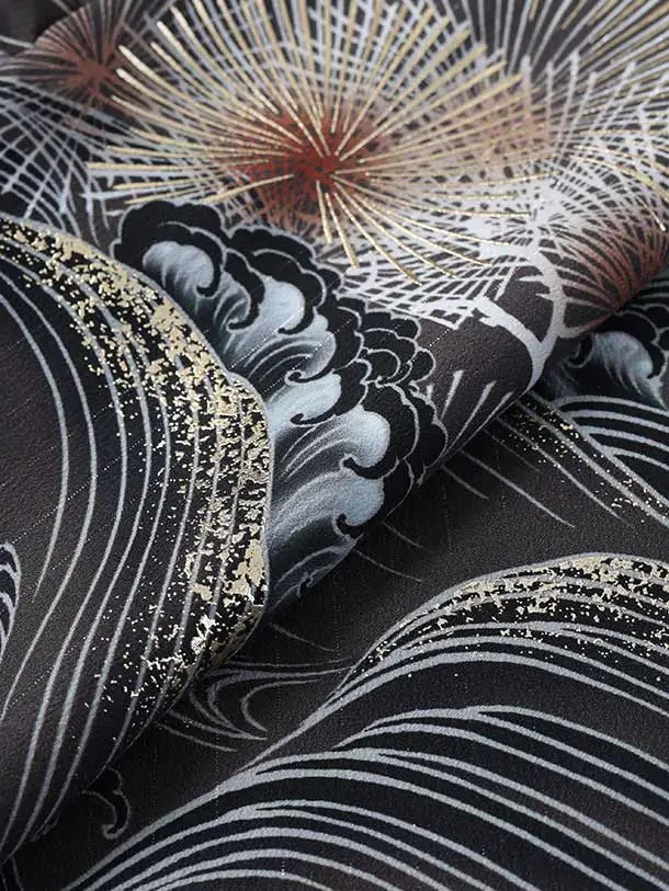 京舞/七五三（5歳6歳男児袴）B199/黒 鷹