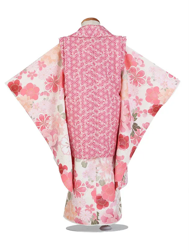 KAGURA/七五三（3歳男児被布）D165/薔薇・桜・梅の花