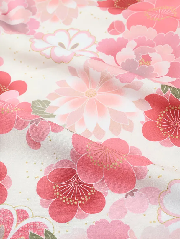 KAGURA/七五三（3歳男児被布）D165/薔薇・桜・梅の花