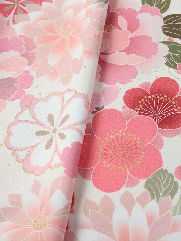 KAGURA/七五三（3歳男児被布）D165/薔薇・桜・梅の花