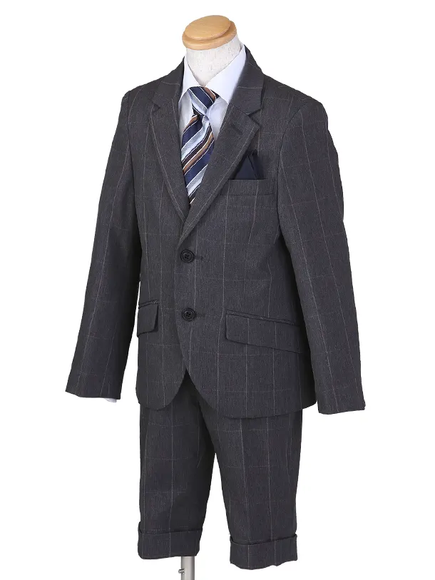 男児スーツ/130cm/D056