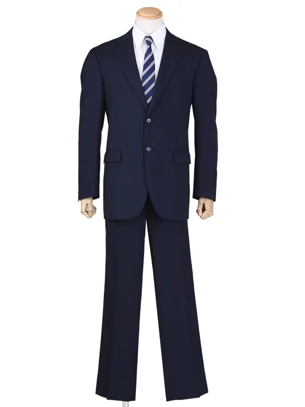 メンズスーツ/ネイビー縞/BB5