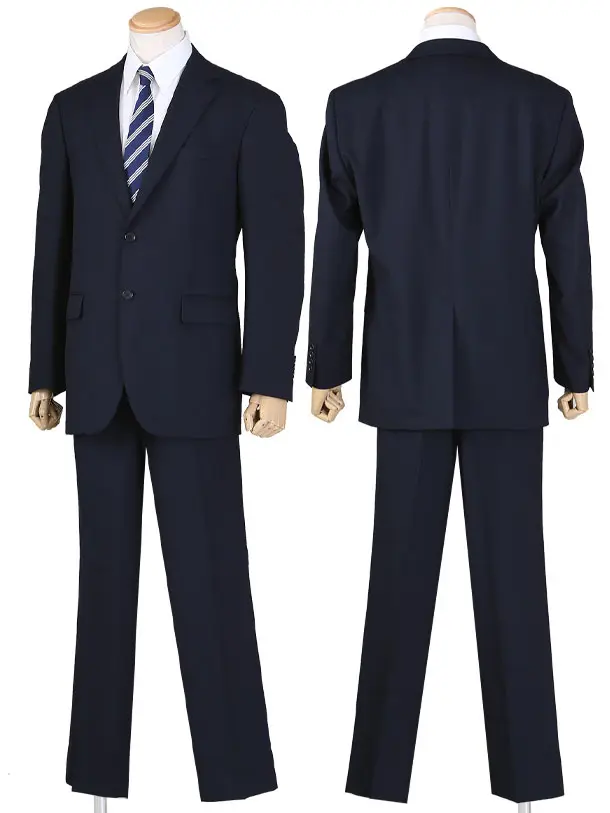 メンズスーツ/ネイビー縞/BB5