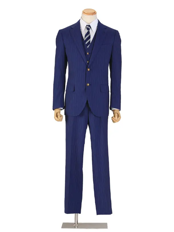 ネイビーストライプスーツ/AB7