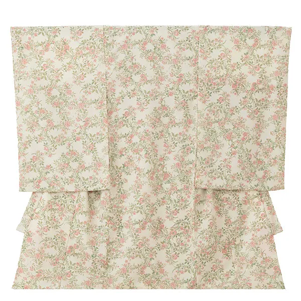 産着（女の子）0033 クリーム オフホワイト 洋風レース