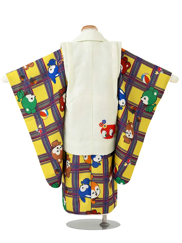 七五三（3歳男の子被布）0574 いちは ブランド 黄色