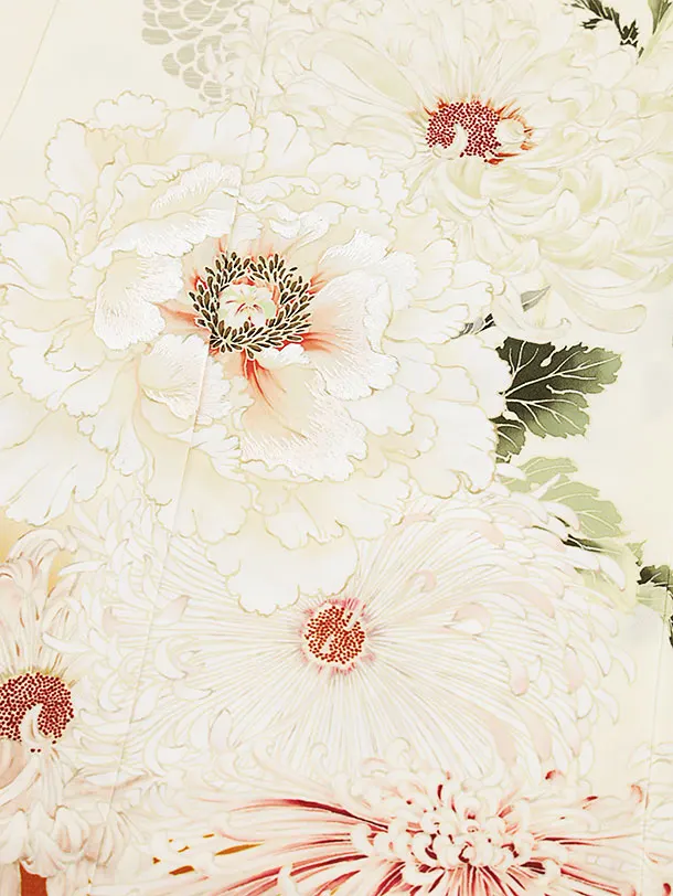 七五三（7歳女の子四つ身）0432 芸艸堂 うんそうどう ブランド アイボリー