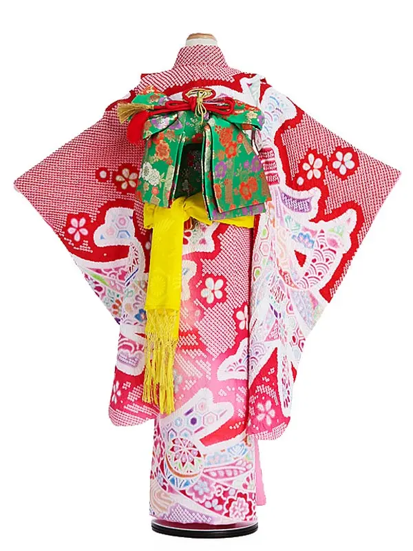 ☆只今全て4〜7日発送！！返品×返金×☆七五三 七歳女児 振り袖（2