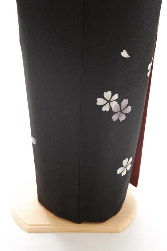 振袖525/黒/古典/成人式等