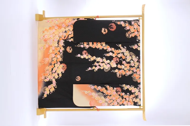 振袖637/黒/かわいい/成人式等