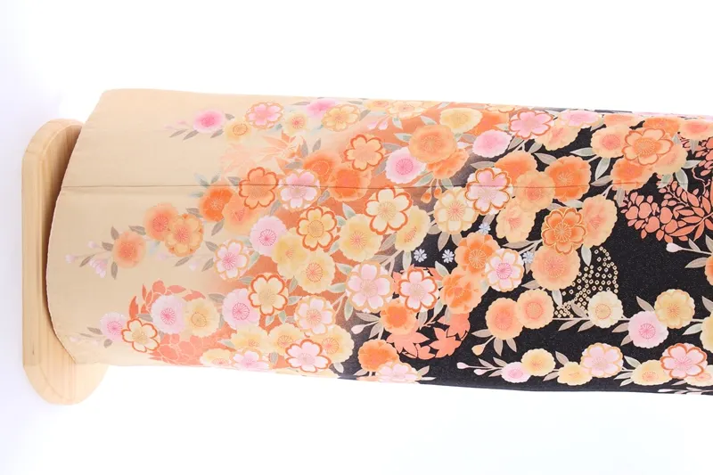 振袖637/黒/かわいい/成人式等