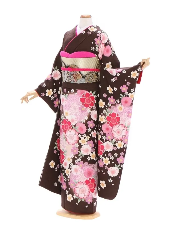 振袖658/ﾌﾞﾗｳﾝ 桜づくし