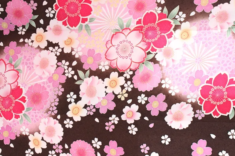 振袖658/ﾌﾞﾗｳﾝ 桜づくし