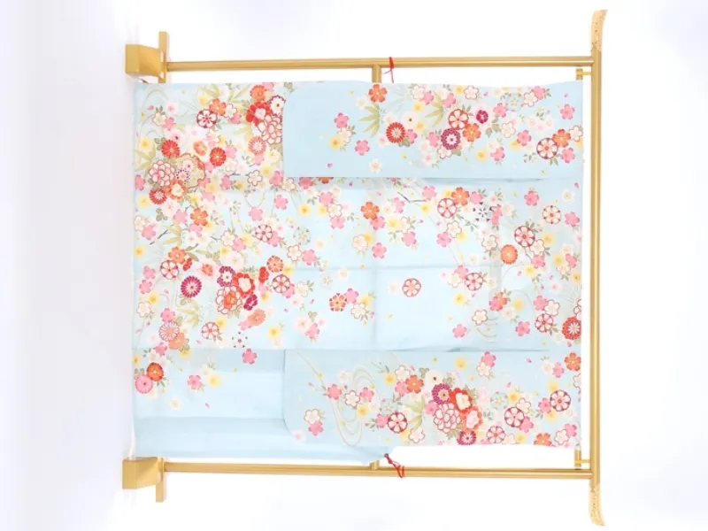 振袖770/水色/古典柄/成人式等