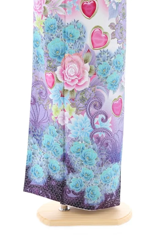 振袖783/白/個性的/成人式等