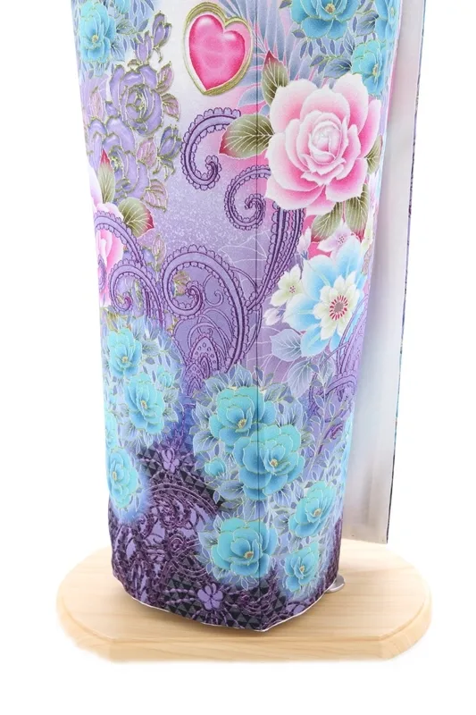 振袖783/白/個性的/成人式等