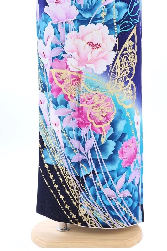 振袖826/青/個性的/成人式等