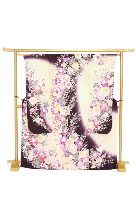 振袖828/紫/かわいい/成人式等