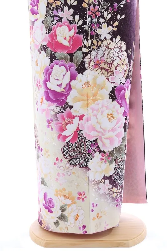 振袖828/紫/かわいい/成人式等