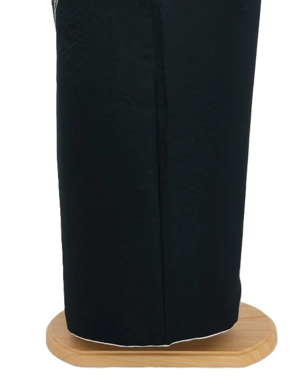 振袖1078/紺 紫洋花