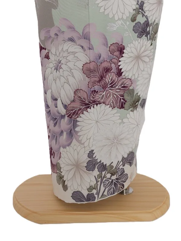振袖1082/ﾊﾟｽﾃﾙｸﾞﾘｰﾝ 牡丹 菊
