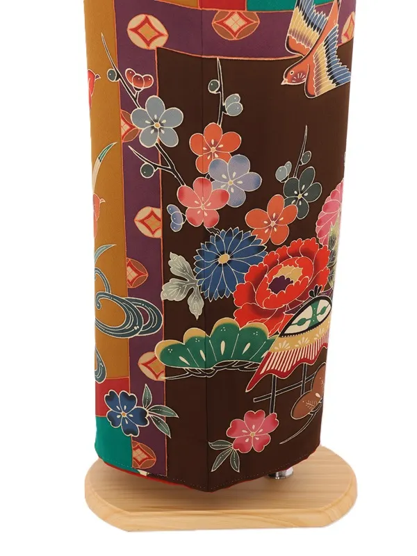 NEO訪問着478/紅型　染分け