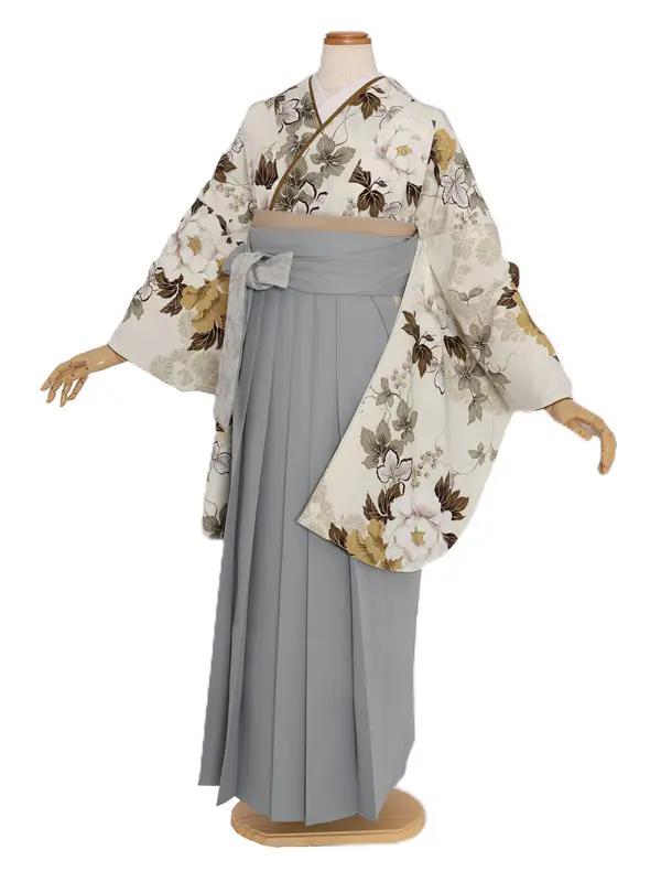 女子袴1124/ｱｲﾎﾞﾘｰ 牡丹菊木の実