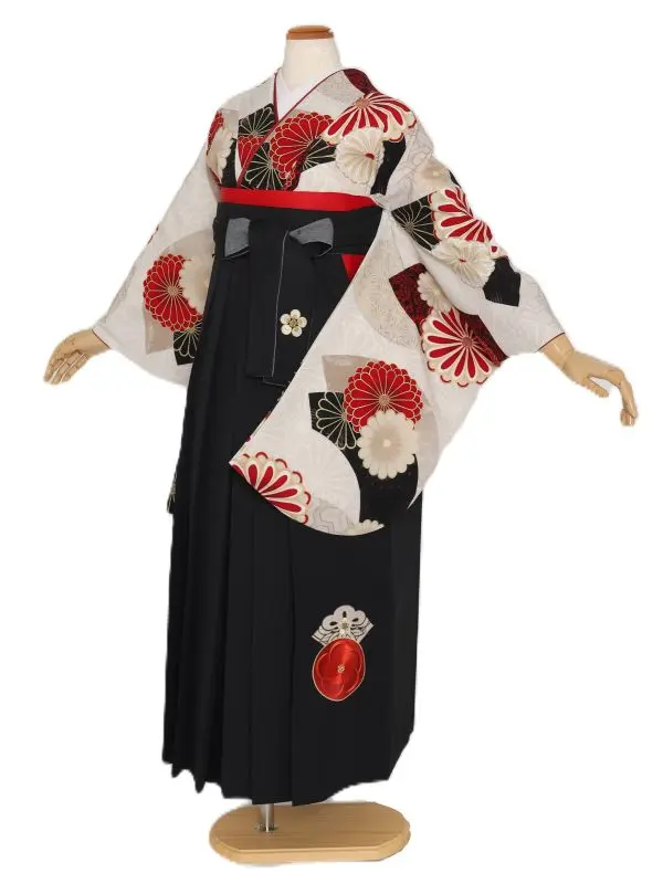 女子袴1131/JAPANSTYLE ﾍﾞｰｼﾞｭ　梅丸紋